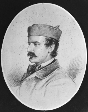 Georg Berna (1836-1865) Finanzier einer Reise 1861 nach dem Nordkap, Jan Mayen und Island, zusammen mit Carl Vogt, Heinrich Hasselhorst, Amanz Gressly und Alexander Herzen.